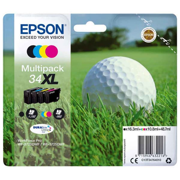 Epson Bläckpatron Durabrite Ultra 34xl Flerfärgad