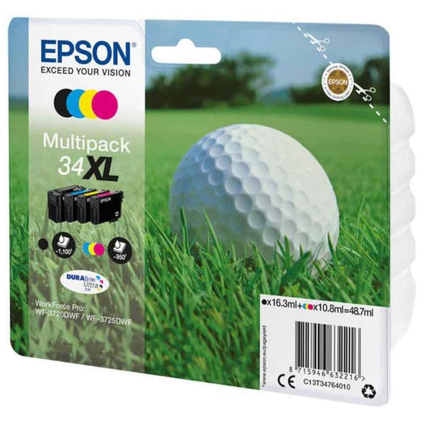 Epson Bläckpatron Durabrite Ultra 34xl Flerfärgad