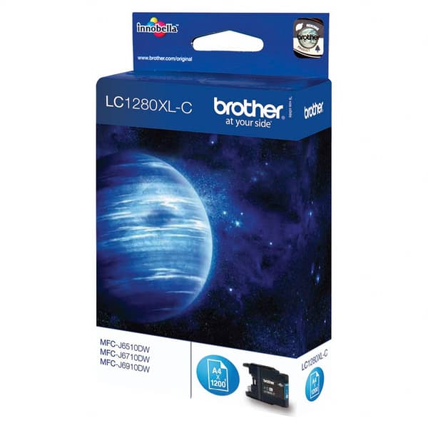 Brother Blækpatron Lc-1280 Xlc Blå