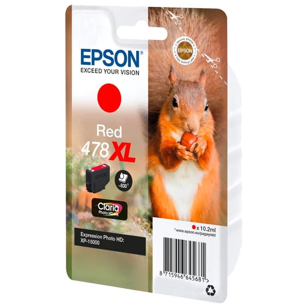 Epson Bläckpatron Claria Photo Hd 478 Xl T04f5 Röd