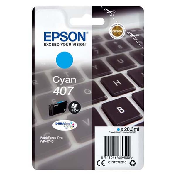 Epson Bläckpatron 407 Blå
