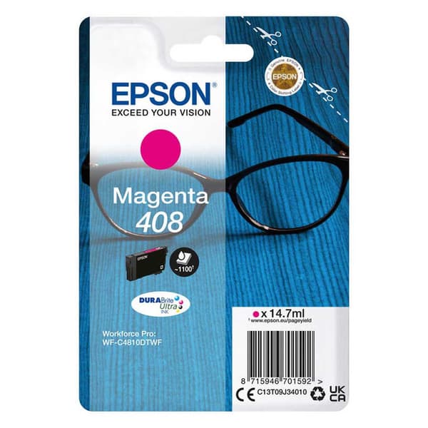 Epson Bläckpatron Durabrite 408 Brun
