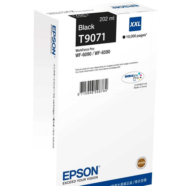 Epson Bläckpatron Xxl T 907 Workforce Pro T 9071 Svart