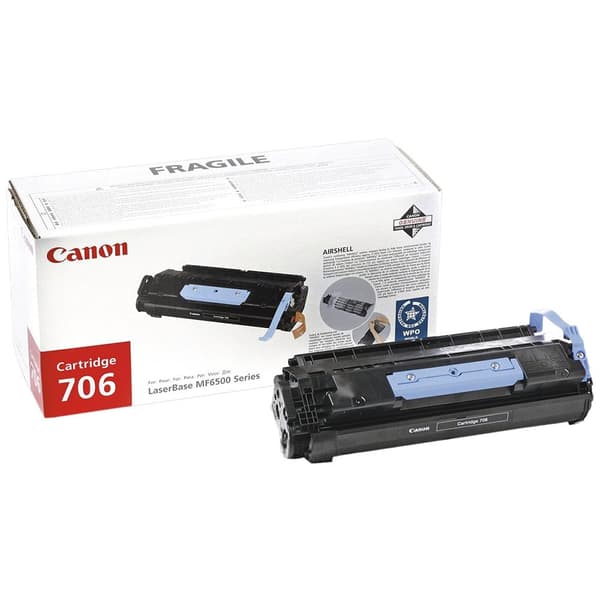 Canon Toner 706 Sort