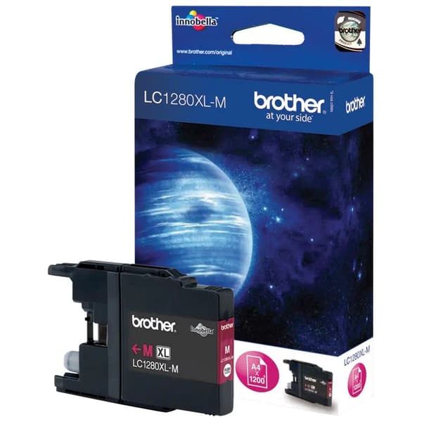 Brother Bläckpatron Lc1280xlm Lila,Svart