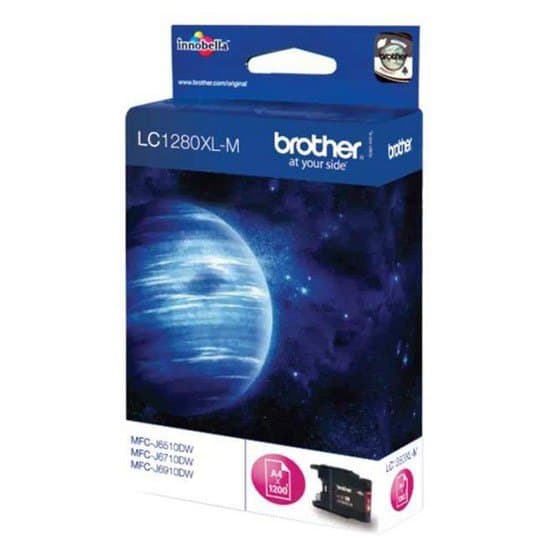 Brother Bläckpatron Lc1280xlm Lila,Svart