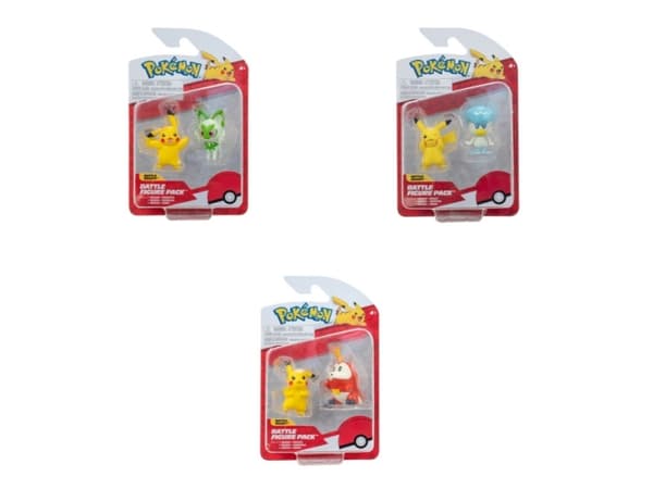 POKEMON BATTLE FIGURE 2 PK ASS - assorted