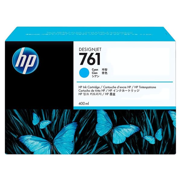 Hp Blækpatron 761 Blå