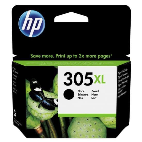 Hp Blækpatron 305 Xl Sort