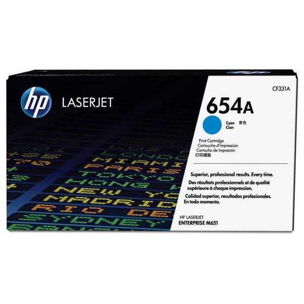 Hp Toner 654a Blå