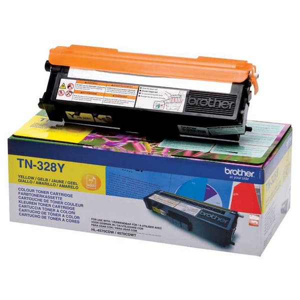Brother Toner Tn-328y Gul