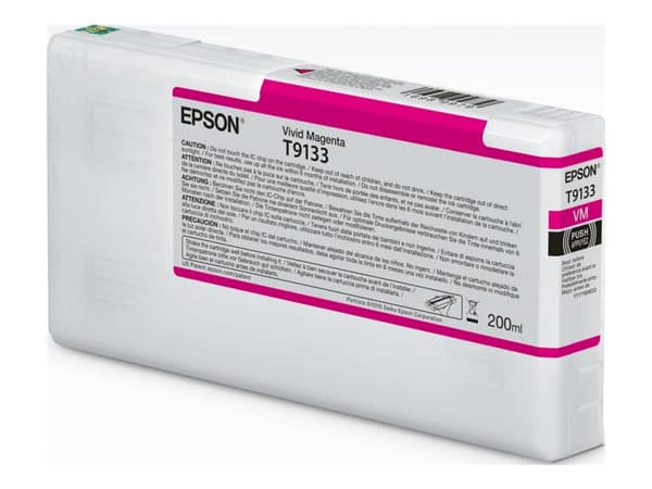 Epson T9133 - 200 ml - livlig magenta - original - blekkpatron - for SureColor SC-P5000 STD Spectro, SC-P5000 Violet, SC-P5000 Violet Spectro