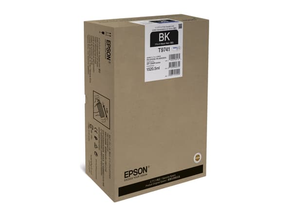 Epson T9741 - XXL-størrelse - svart - original - blekkpakke - for WorkForce Pro WF-C869R