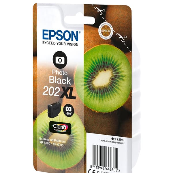 Epson Bläckpatron Claria Premium 202 Xl T02h1 Svart