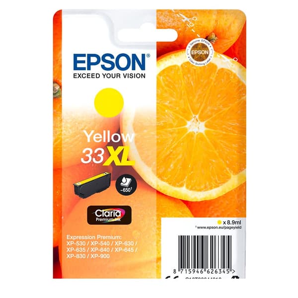 Epson Bläckpatron Premium 33xl Gul
