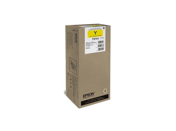 Epson T9744 - XXL-størrelse - gul - original - blekkpakke - for WorkForce Pro WF-C869R