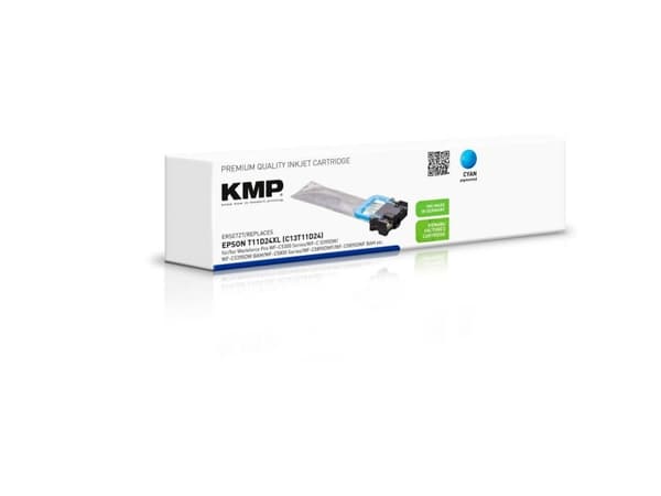 KMP 1664,4003, Cyan, 40 ml, 1 stykker, 5000 sider, Enkeltpakke