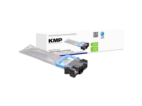 KMP 1664,4003, Cyan, 40 ml, 1 stykker, 5000 sider, Enkeltpakke