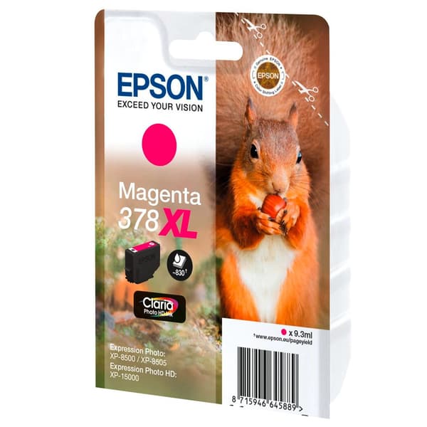 Epson Ink Blækpatron Claria Photo Hd 378 Xl T 3793 Lilla