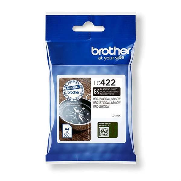Brother Ink Bläckpatron Lc 422 Svart