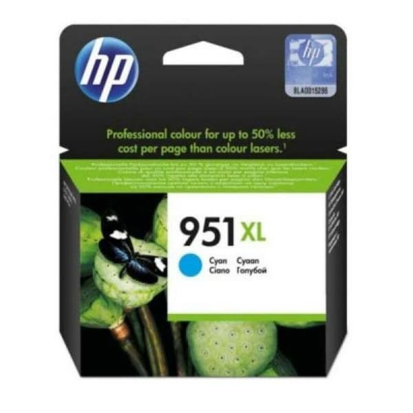 Original blækpatron HP 951XL Cyan Blå