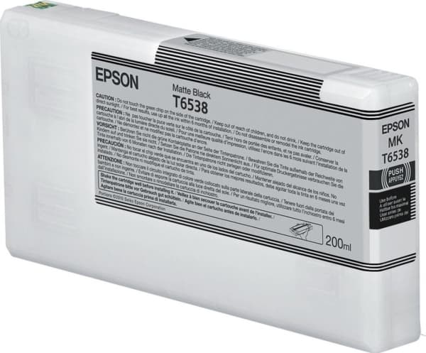 Epson T6538 - 200 ml - matt svart - original - blekkpatron