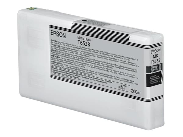 Epson T6538 - 200 ml - matt svart - original - blekkpatron