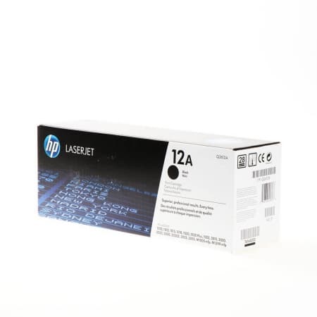 HP Toner Q2612A 12A Black (1 stk.)