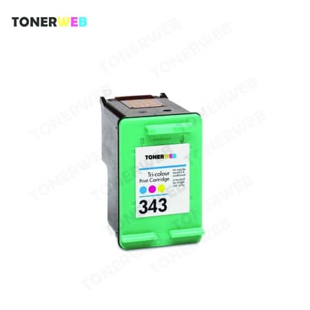 Blekkpatron, erstatter HP 3-Farge 343 (18 ml) (1 stk.)