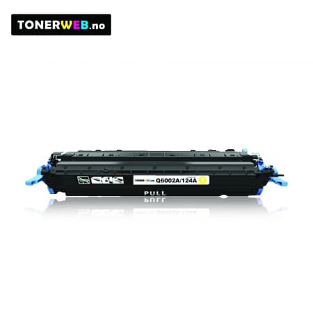 Tonerkassett, erstatter HP Gul 124A (2.000 sider)  (1 stk.)