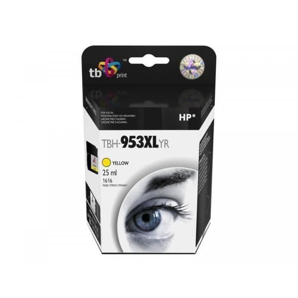 TB Print TBH-953XLYR, Gul, - OfficeJet Pro 7740 - OfficeJet Pro 8210 - OfficeJet Pro 8710 Allt-i-ett - OfficeJet Pro 8720...