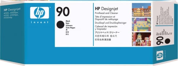 No90 black printhead & cleaner (1 stk.)