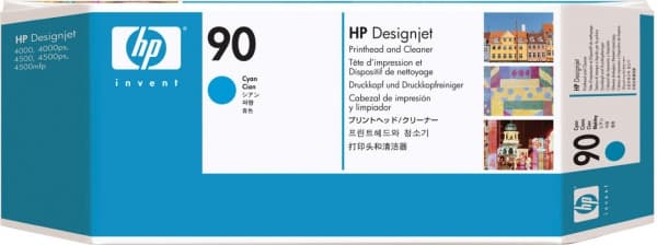 No90 cyan printhead & cleaner (1 stk.)