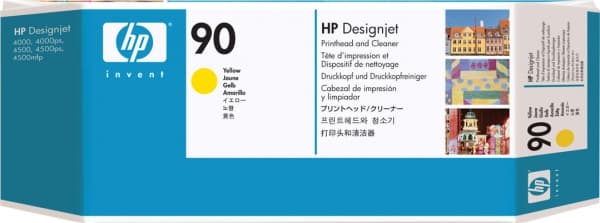 No90 yellow printhead & cleaner (1 stk.)
