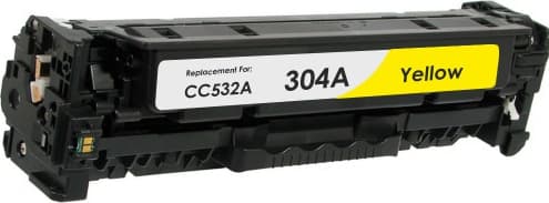 Tonerkassett, erstatter HP CC532A Gul (2.800 sider) (1 stk.)