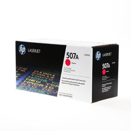 HP Toner CE403A 507A Magenta (1 stk.)