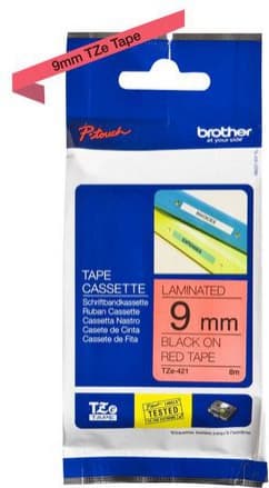 Brother TZe tape 9mmx8m black/red