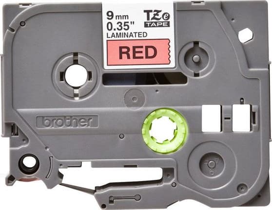 Brother TZe tape  9mmx8m black/red