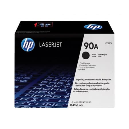 Toner HP CE390A 10K sort