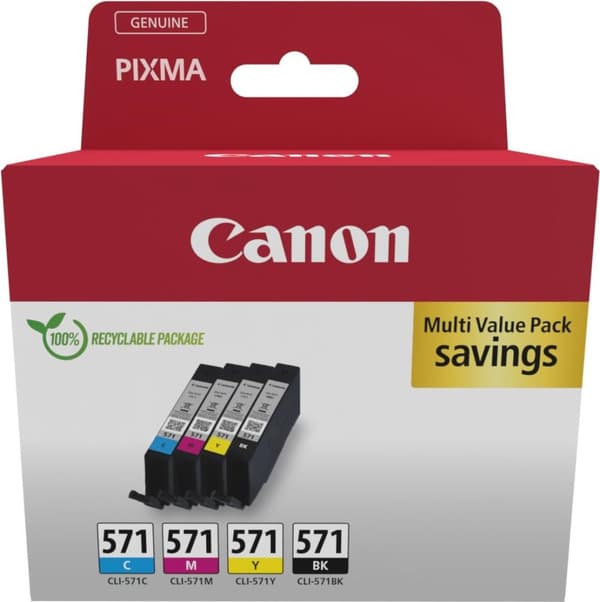 Canon CLI-571 C/M/Y/BK Multipack (0386C009)