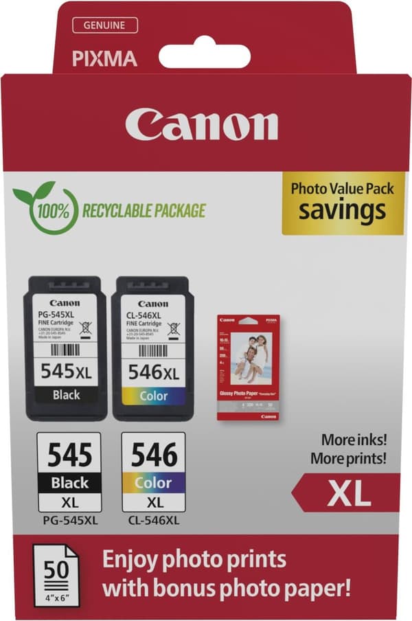 Canon PG-545XL/CL-546XL Photo Value Pack (8286B011)