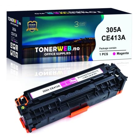 Tonerkassett, erstatter HP Magenta 305A (2.600 sider) (1 stk.)