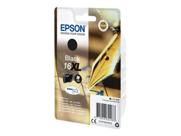 Blekk Epson 16Xl C13T16314012 Sort (1 stk.)