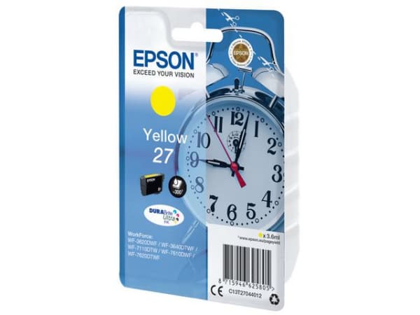 Blekk Epson 27 C13T27044012 Gul
