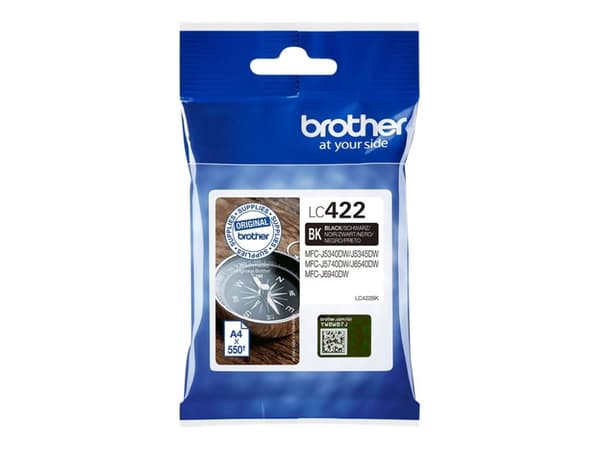 Brother LC422 - sort - original - blæk