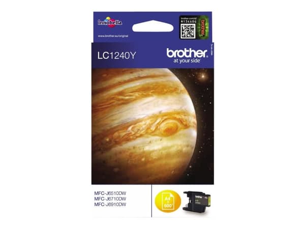 Brother LC1240Y - gul - original - blæ