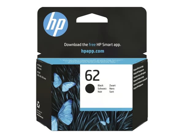 HP 62 - sort - original - blækpatron