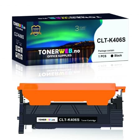 Samsung Toner Sort (1.500 sider) - Erstatter CLT-K406S (1 stk.)