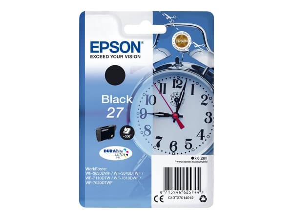 Blekk Epson 27 C13T27014012 Sort (1 stk.)