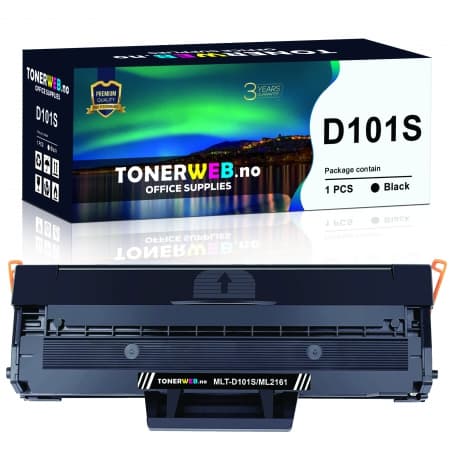 Samsung Toner Sort (1.500 sider) - Erstatter MLT-D101S (1 stk.)